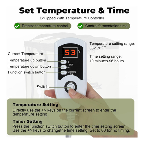 Caja De Prueba De Masa De Pan Con Control De Temperatura