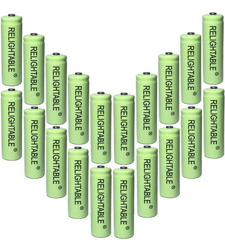Luz Solar Aa Ni-mh 600 Mah Baterias Recargables Paquete D
