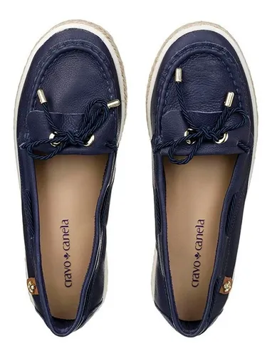 Mocassim feminino hotsell cravo e canela