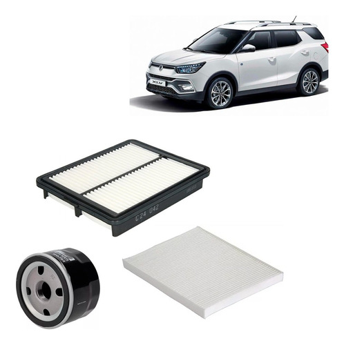 Filtros Aire Aceite Polen Ssangyong Xlv 1.6 Bencina 16-24