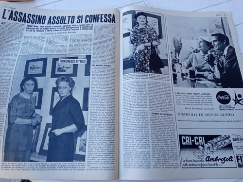 Revista Gente N.25 - 18 Junio 1958 - Marina Mussolini (Usado)
