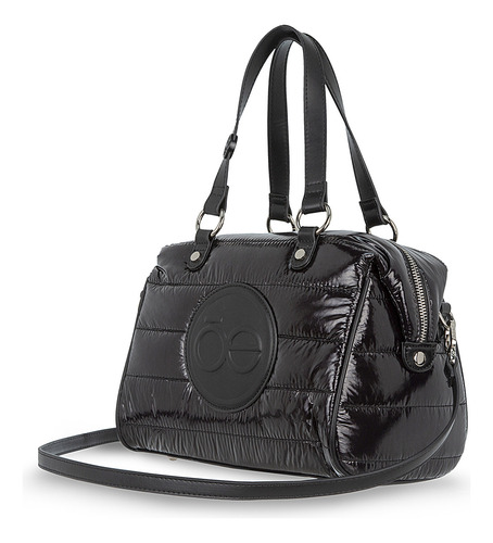 Bolsa Hobo Cloe Badani Mediano Color Negro