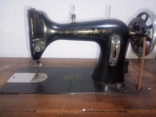 Máquina De Coser Antigua Sigma.. Leer Bien La Descripción! Chocolate (Usado)