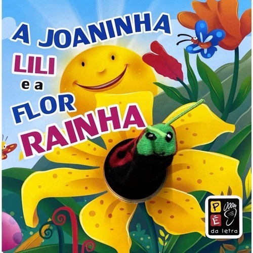 Livro Infantil Animais Dedoche A Joaninha Lili E A Flor Rain
