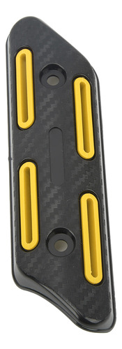 Protector Térmico De Tubo De Escape Amarillo Universal Para