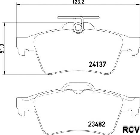 Balatas Disco  Trasera Para Ford Focus   2018