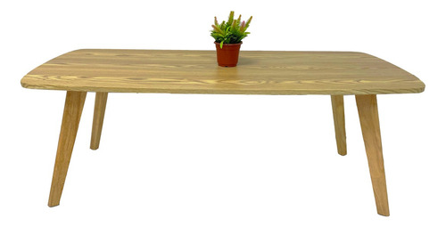 Mesa Ratona Blanca 1,20m Madera Mesita Moderna Living