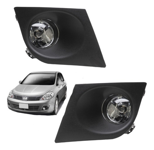 Kit Neblineros Nissan Tiida 2009 2010 Kit Completo