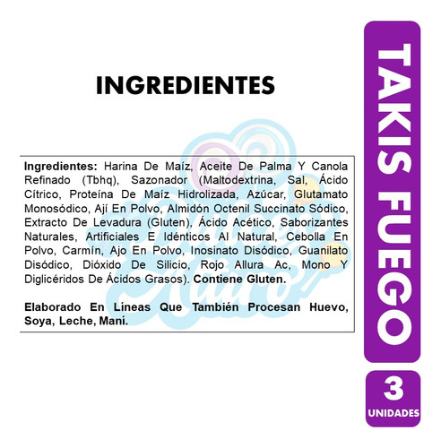 Takis Fuego - Extremo Sabor Ají Y Limón (pack De 3 Unidades)