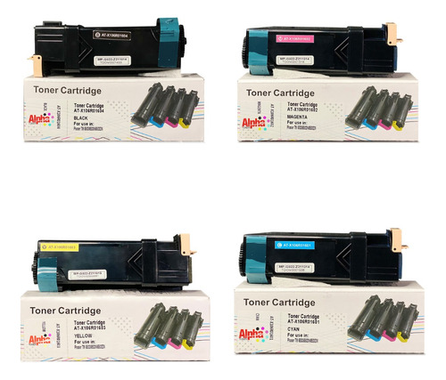 Kit 4 Toner Compatible Con Xerox Phaser 6500 6500n Wc 6505 