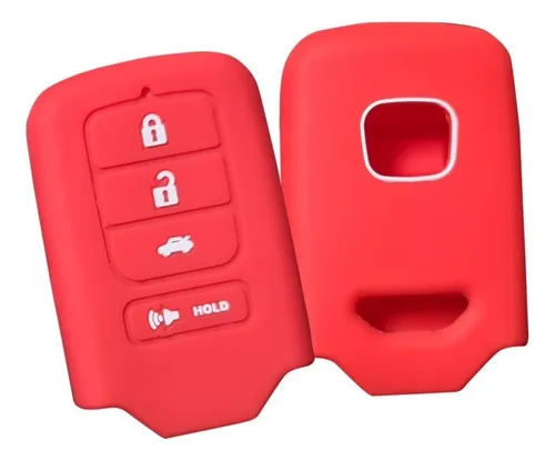 Car Funda Silicon Honda Civic 4 Botones Envió Gratis