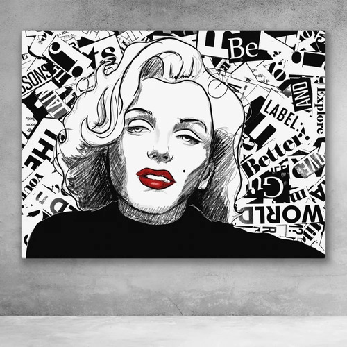  Cuadro-marilyn Monroe-decorativo-moderno -100x70cm.