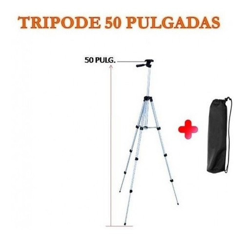 Trípode De Aluminio 50 PuLG. + Bulto