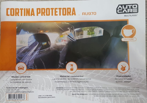 Cortina Protetora Para Veículos  Multilaser Autocare