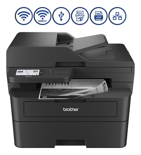 Impresora Brother Mfc-l2880dw Mtf Bn Duplex Adf Wifi- Boleta