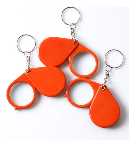 Lupa De Lectura Edad Avanzada Colgante Portátil Hd Keychain