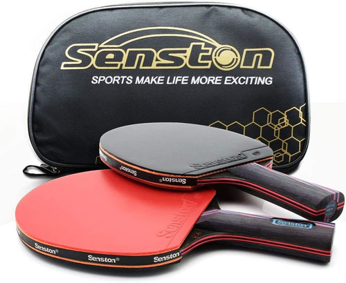 Senston - Juego De Palas De Ping Pong Profesionales Con 2 Ra