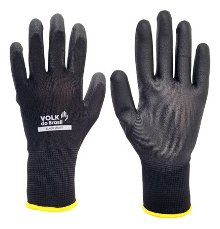 Luva Tátil Black Smart Pu Multitato Ca Volk