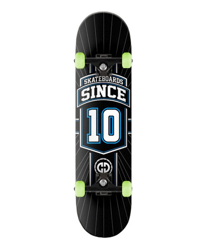 Skateboard Ollie De Maple Ruso Ruedas Semi Profesional 