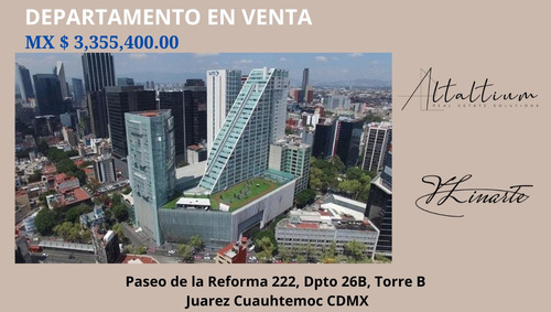 Departamento En Venta En Paseo De La Reforma 222 Cdmx I Vl11-za-053