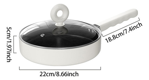 Partita Para Freír Para Acampar Partita Plana De 22cmx5cm