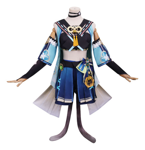 Disfraz De Cosplay Anime De Genshin Impact Qiqi Liangliang, Nuevo Personaje De Grass Element Shooter Para Fanáticos