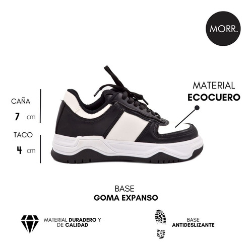 Zapatillas Mujer Ecocuero Veganas Plataforma Comodas Moda