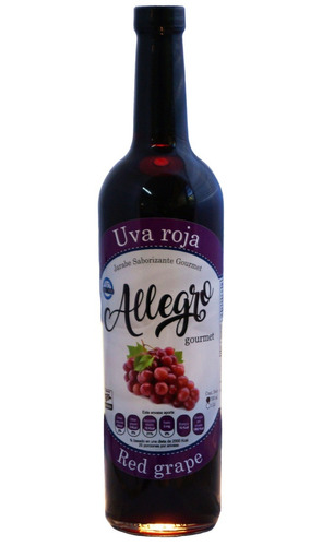 Jarabe Saborizante Allegro Uva Roja 1 Lt