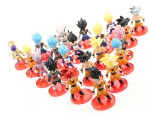 Set De Minifiguras De Dragon Ball, Anime Japonés, 7-8 Cm, Pv