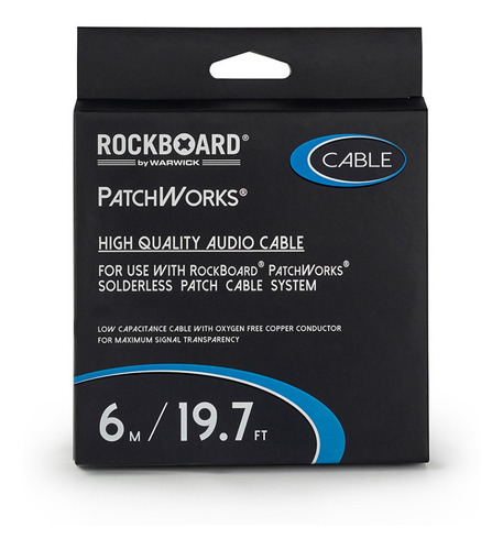 Cabo De Audio Rockcable Patchworks 19.7 Ft 6 Metros