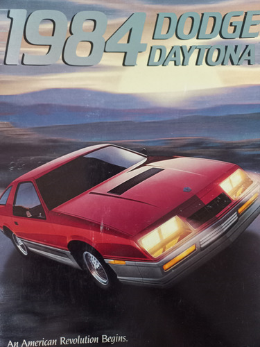 Catalogo De Agencia Dodge Daytona 1984 Usa