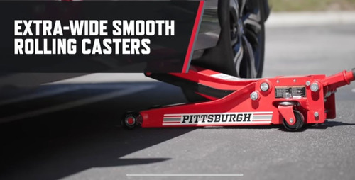 Gato Caiman Pittsburgh Automotive De Acero Con Bomba De 3t
