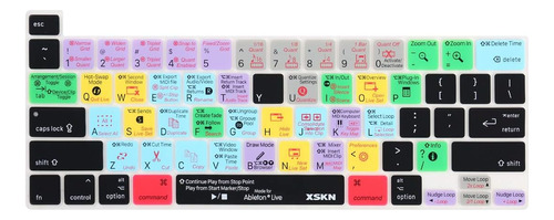 Xskn Ableton Live English Diseño De Atajos De Silicona Funda