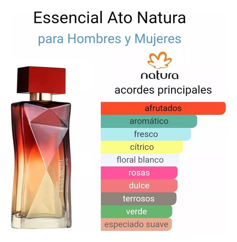 Perfume Eau De Parfum Natura Essencial Ato Femenino 100 Ml