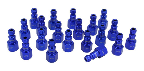 784tc20 Tapones Colorfit, Estilo T, Azul, 14 Npt Hembra...