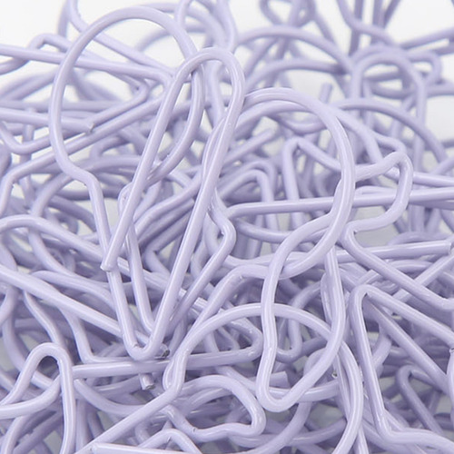 Clip De Papel Con Forma De Cereza, 50 Unidades, Color Morado