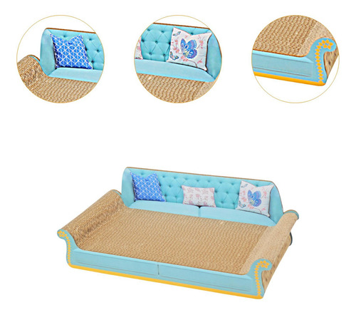 Cama De Sofá De Rasguño De Gato, Muebles De Tablero De