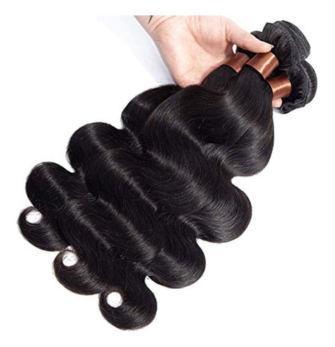 Angie Reina Malaysian Virgin Pelo Body Wave Bundles 100% Sin