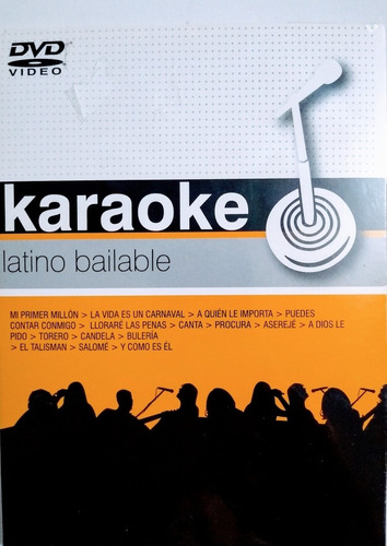 Karaoke  Combo Con 2 Dvd De Ritmo Bailable  Y Latino Hot 