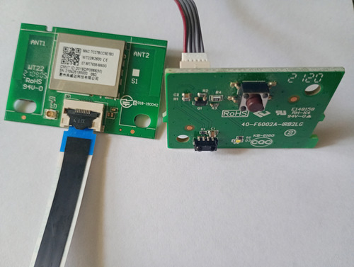 Botón De Encendido Y Placa Wifi Tv Rca And55fxuhd-f (Usado)