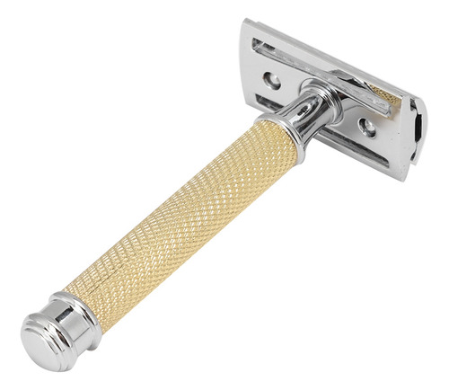 Afeitadora Manual Clásica Con Mango De Metal De Doble Filo,