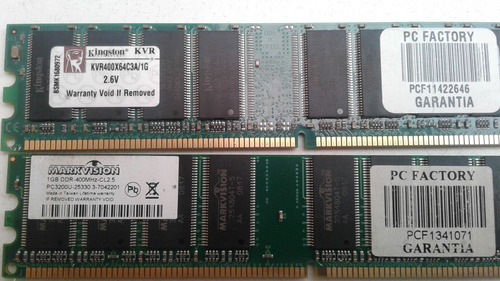 Memoria Dimm Ram Ddr 400 Mhz 1g Pc (Usado)