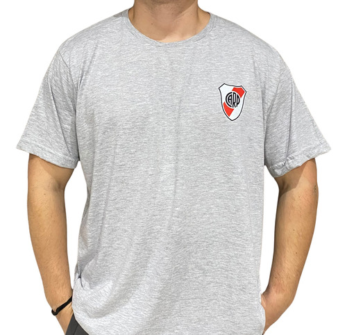 Remera Algodon River Plate Escudos