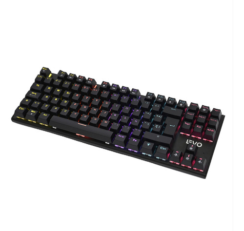 Teclado Gamer Novablade Red Switch Mecánico Rgb Español Levo