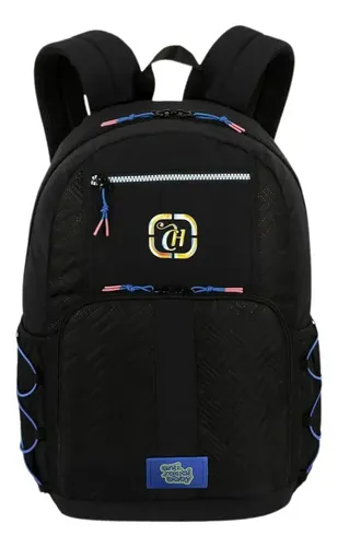 Mochila Grande Capricho Vibes Preto Sestini