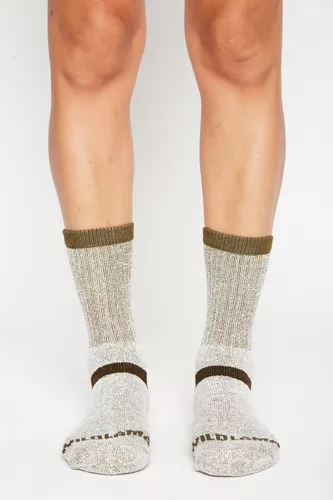 DANISH ENDURANCE Calcetines de senderismo de lana merino hasta la rodilla  para hombre y mujer