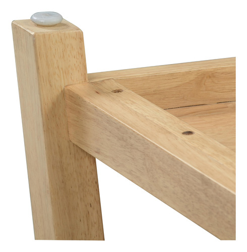 Mesa Rectangular Con Almacenamiento Para Niños Color Natural Color