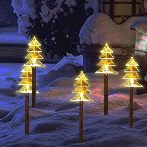 Luces Led Para Caminos Con Forma De Árbol De Navidad Y Paisa