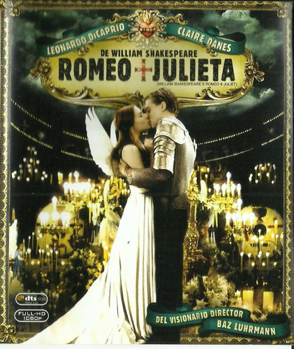 Romeo + Julieta | Blu Ray Leonardo Dicaprio Película Nuevo 