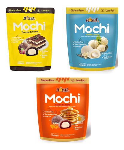 Mochi 3 Pack Tiramisu Hot Cakes Maple Y Helado Vainilla